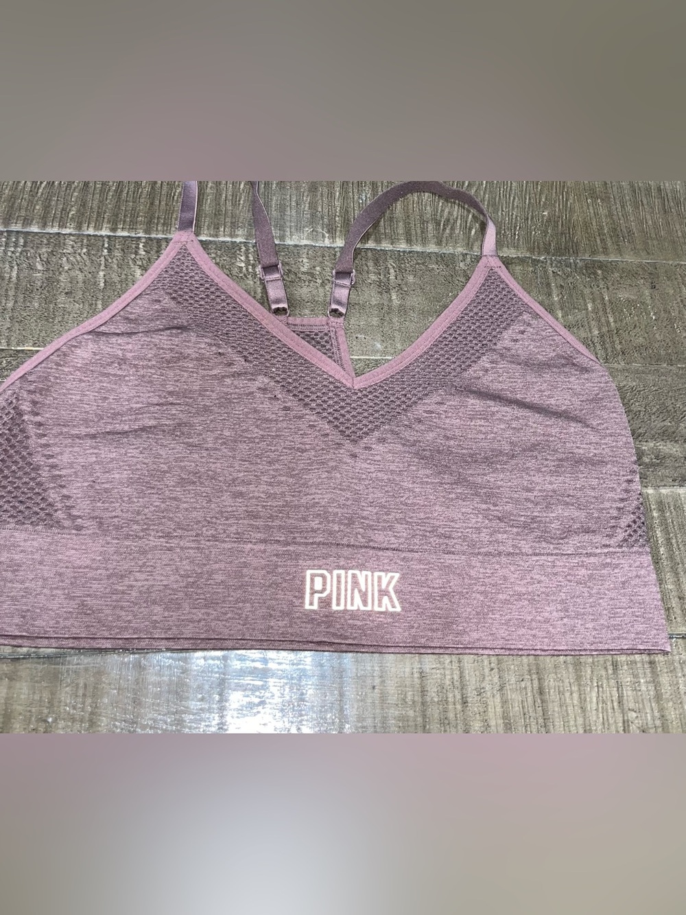PINK Victoria's Secret Mauve Pink Seamless Bralette